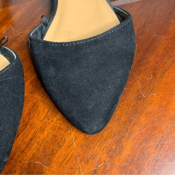 Forever 21 Faux Suede Pointy Ankle Wrap Flats - Picture 3 of 8